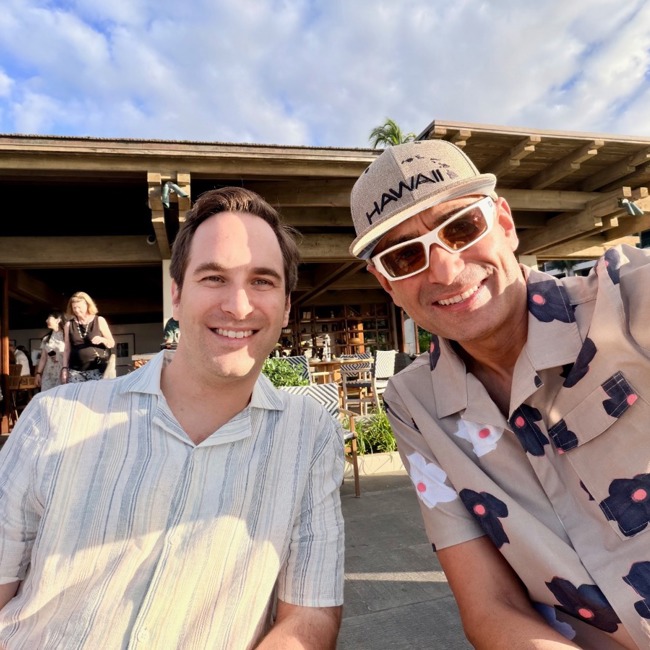dr zimmerman and dr karim at canoe house